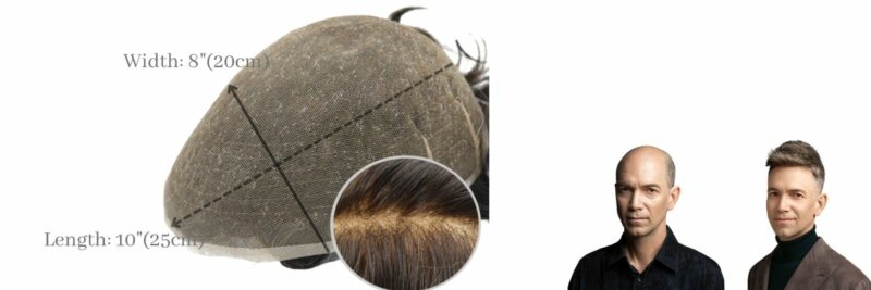 mens swiss lace hair system