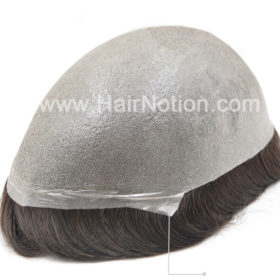 G-NCU: 0.02-0.03MM Ultra Thin Skin Hair System Human Hair Toupee for Men