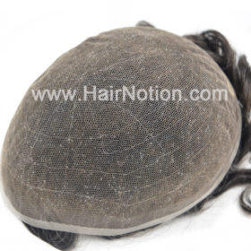 B-SFF: Natural Hairline French Lace Hair Replacement Systems for Men