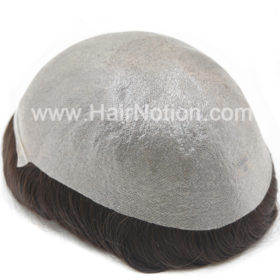 G-NC: 0.08-0.10 MM Thin Skin Human Hair Toupee Best Wigs for Men