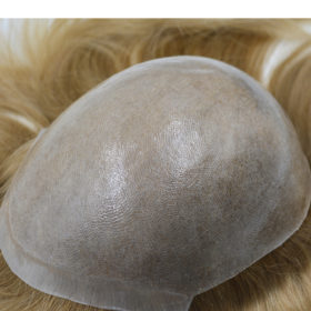 Customized Injected Skin: 0.08mm Injected Skin Toupee Wigs for Men