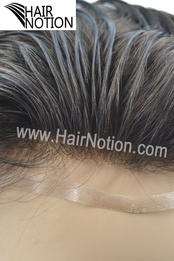 Stock Lace front Skin Toupee Mens Hair 