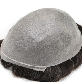 0.04MM Super Thin Skin Front V-loop Non Surgical Hair Replacement Systems