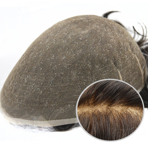 the most natural swiss lace toupee