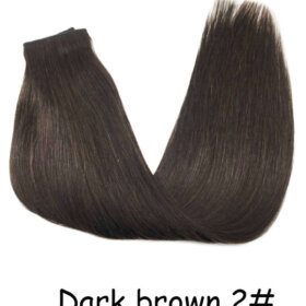 Hairpiece Straight  Hair Extensions with Transparent Line Invisible for Women-2#