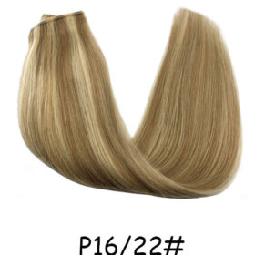 Hairpiece Straight  Hair Extensions with Transparent Line Invisible for Women-P16/22#