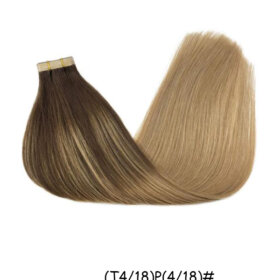 Tape in Hair Extensions Human Hair skin weft hair Tape 20pcs-(T4/18)P(4/18)#