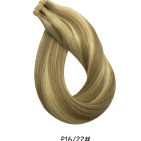 Tape in Hair Extensions Human Hair skin weft hair Tape 20pcs-P16/22#