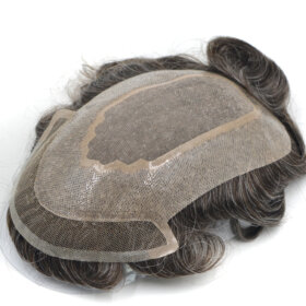 Custom LMS: natural hairline durable wholesale hairpieces