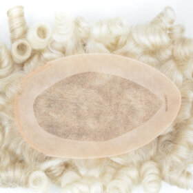 Custom MST: Mono Top with Skin Durable Male Wigs Toupee for Men