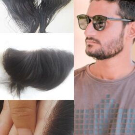 AFH: Super Thin Skin Natural Hairline Men's Frontal Hair Piece
