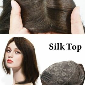 SAURA: Stock Women’s European Hair Silk Top Toppers 2/4#