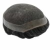 lace skin men's hair units durable breathable toupee for men