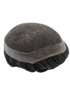 lace skin men's hair units durable breathable toupee for men