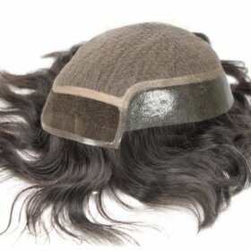 Lace Front Silk Top Toupee For Men | Natural Hair System Like Your Own Hair