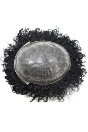 afro curl toupee for men
