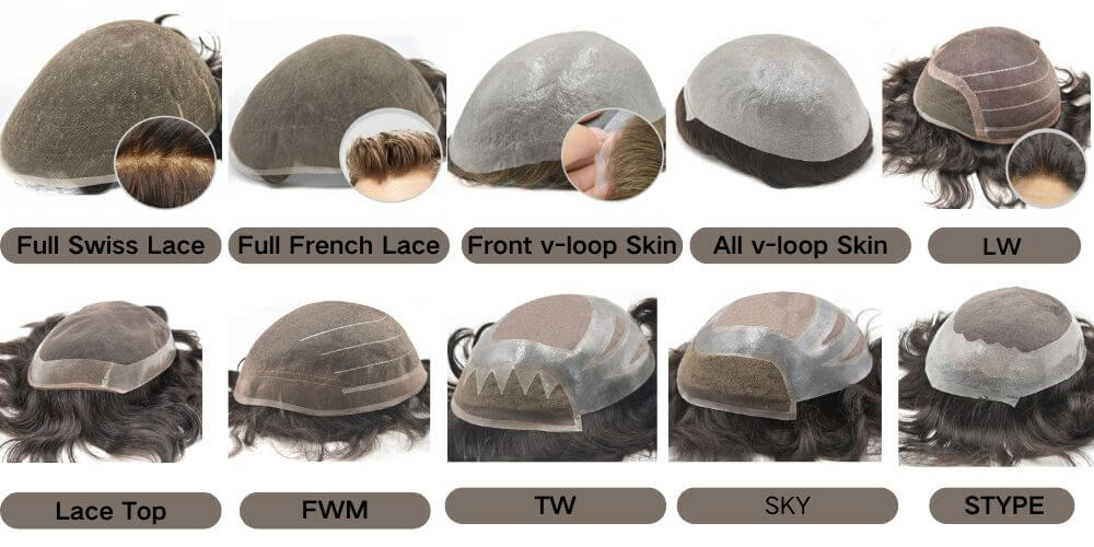 stock men's hair system