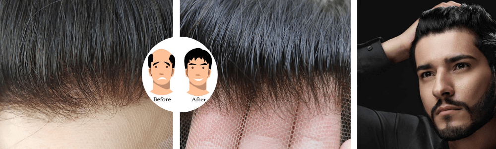 lace toupee for men men's lace front hairpiece