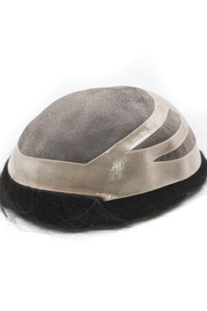 Double toupee for men