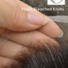 invisible hairline lace front bleached knots