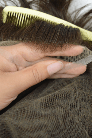 invisible hairline swiss lace hair system for men