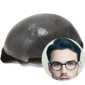 G-STS: 0.08-0.10MM Poly Thin Skin Hair System | Invisible Hairline Thin Skin Hairpiece For Men