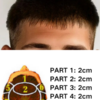 Men's thin skin hairpiece with buzz cut