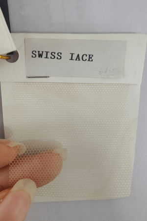 Swiss lace hair system base material