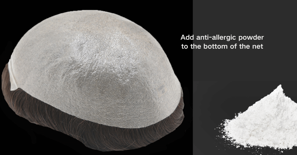 ultra-thin skin hair system for men