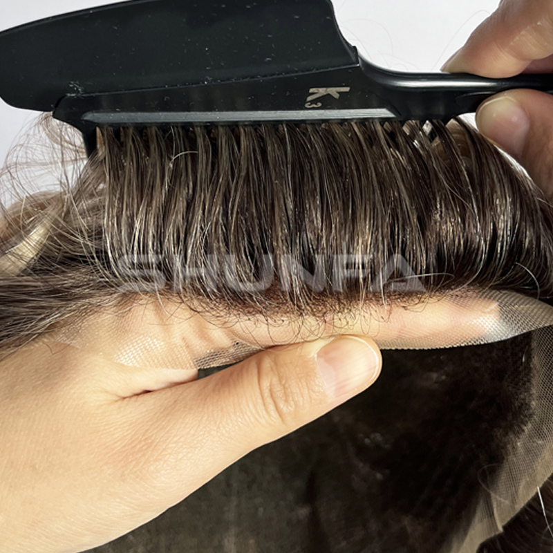 full lace hair system style