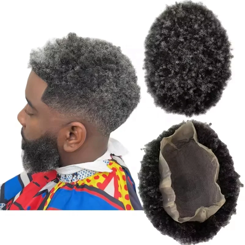gray and black wigs for african american
