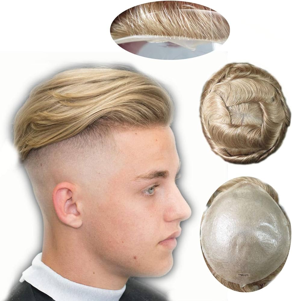 blonde hairpiece