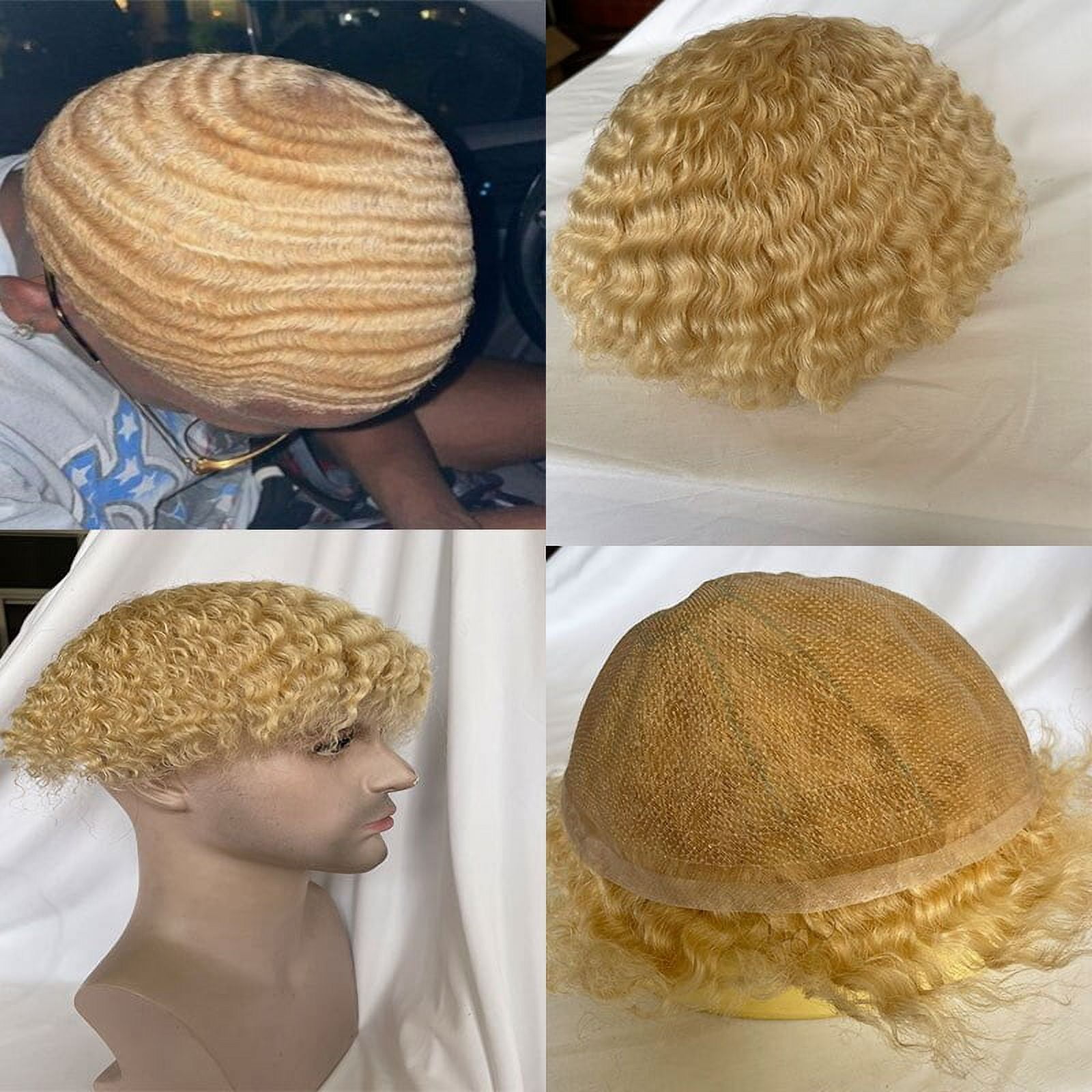 honey blonde deep wave wig