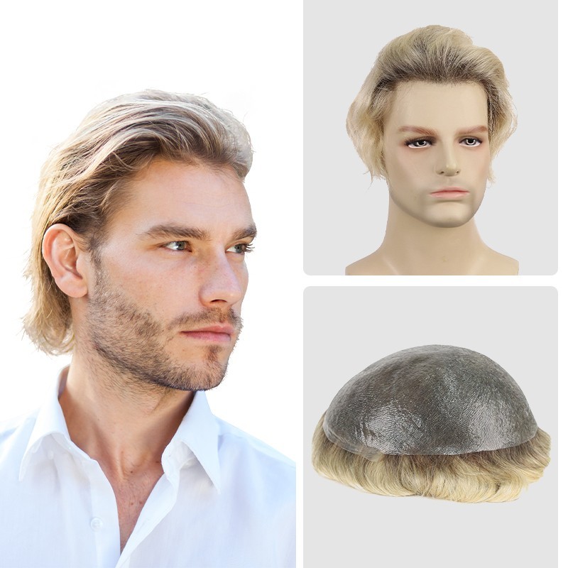 blond mens hair