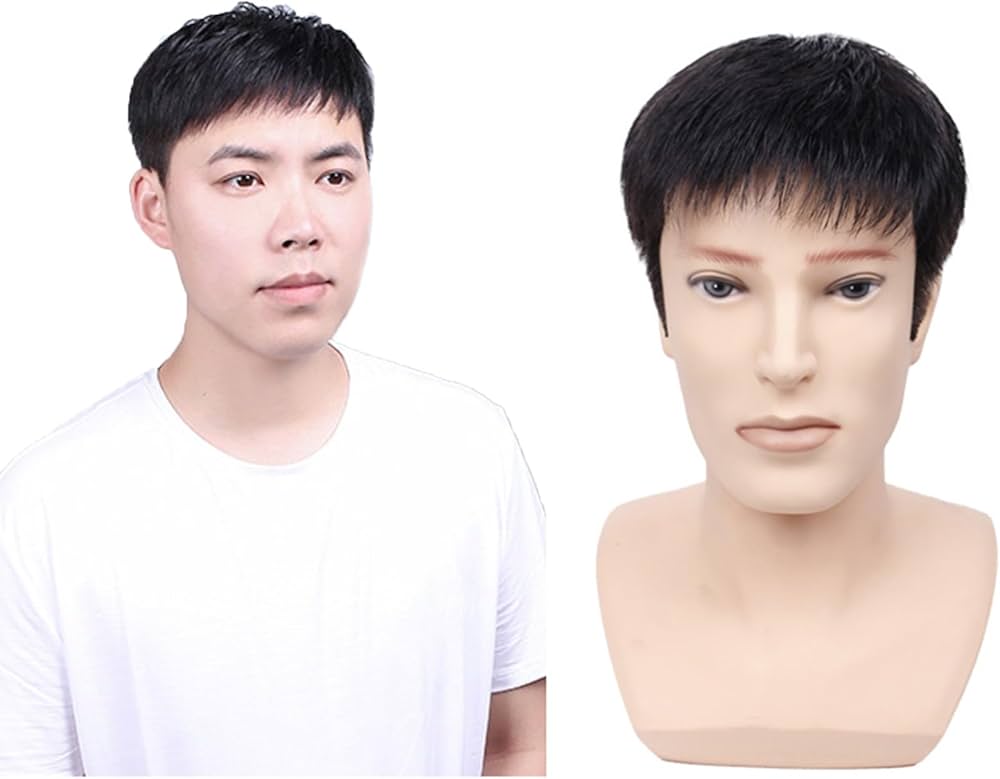 straight human hair wig glueless