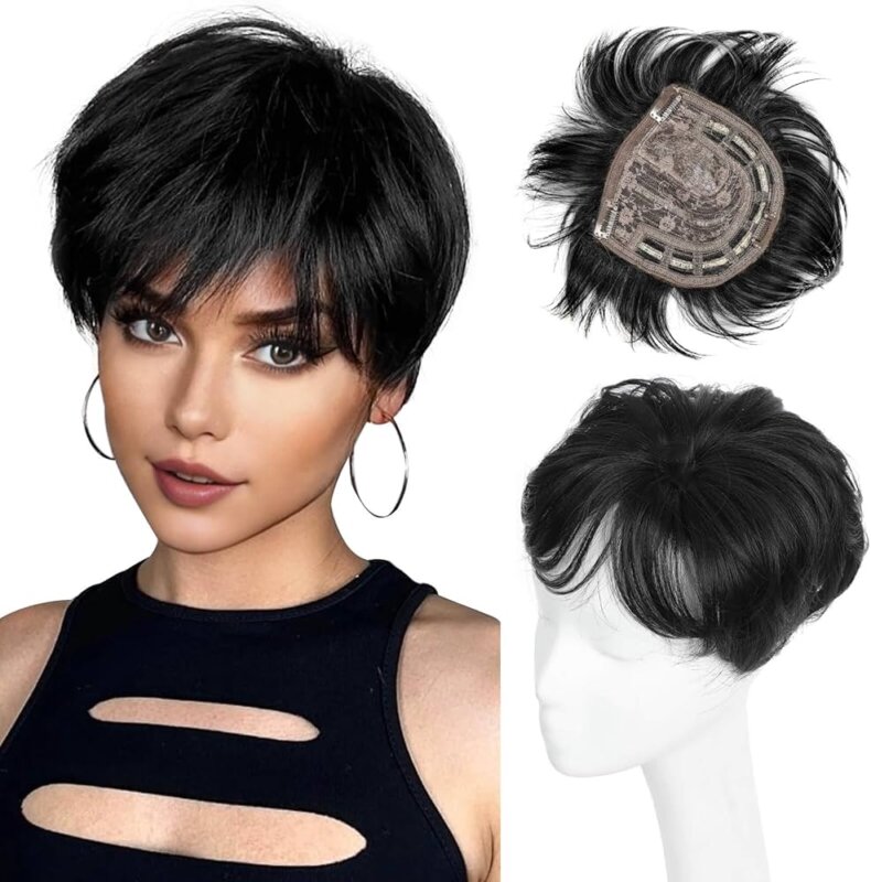 short hair toppers for women HairNotion