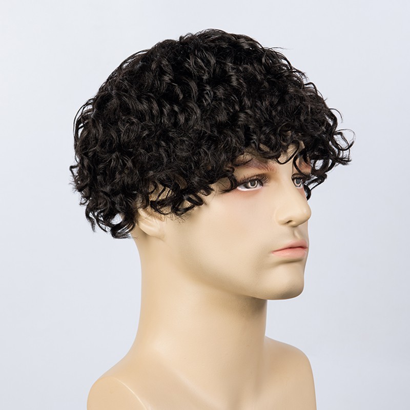 wig short curly hair