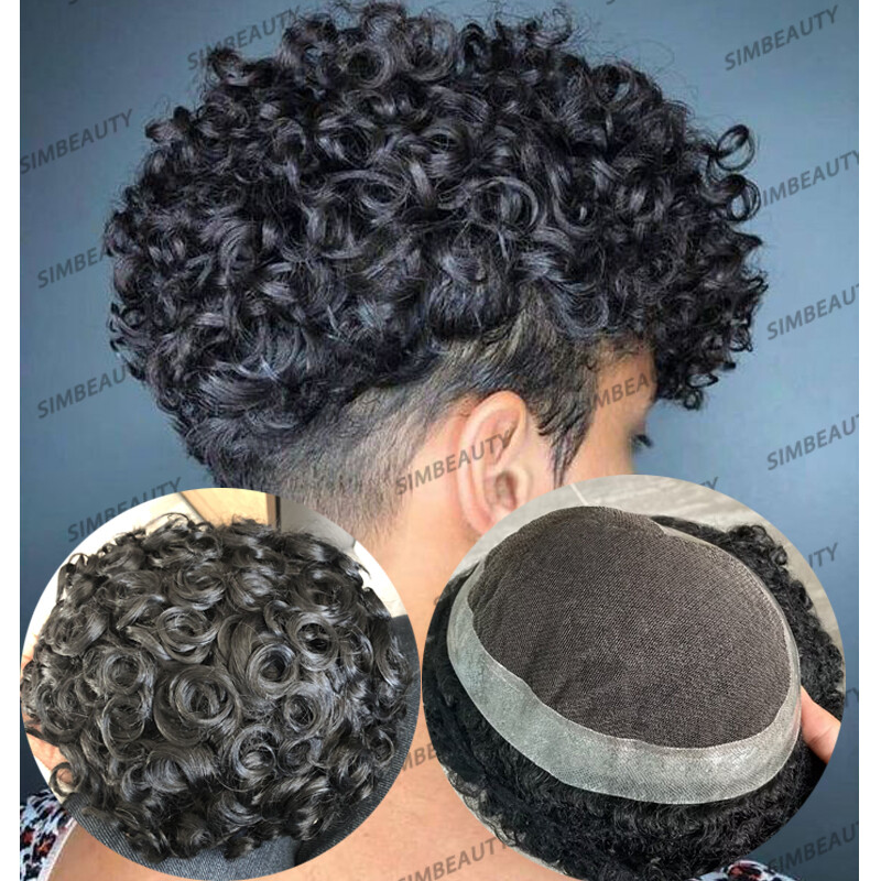 wig short curly hair