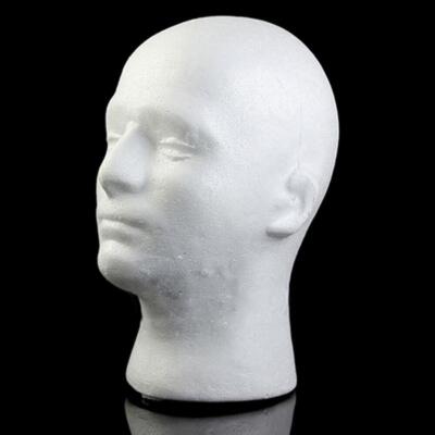 styrofoam wig stand