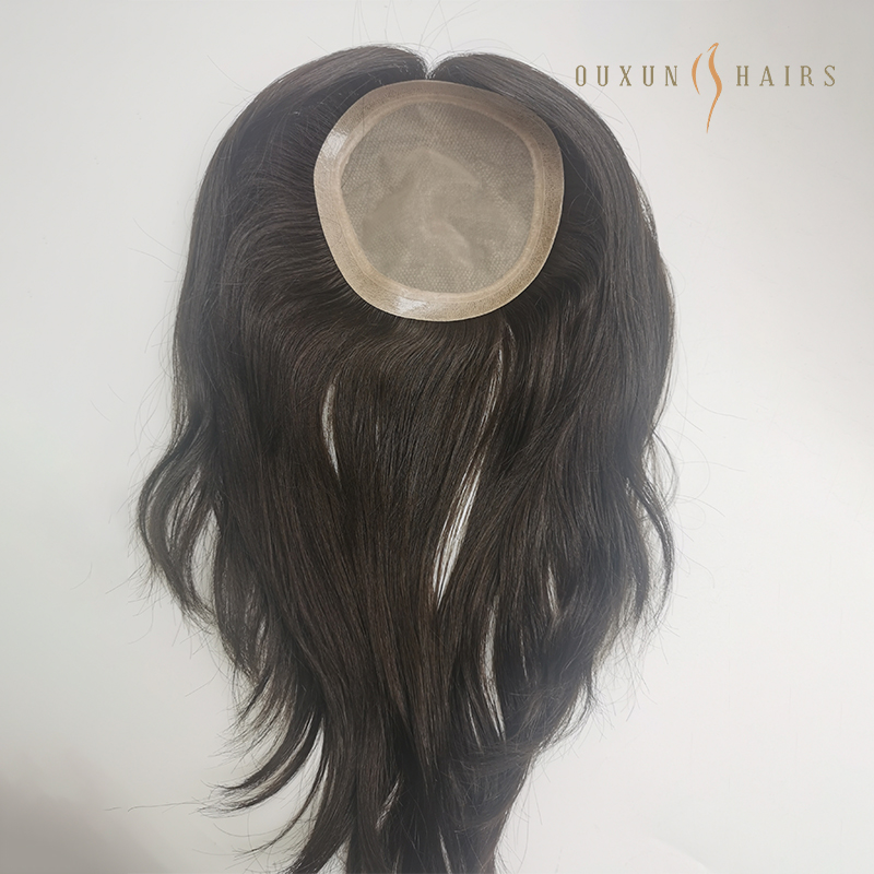 female hair topper for thinning crown