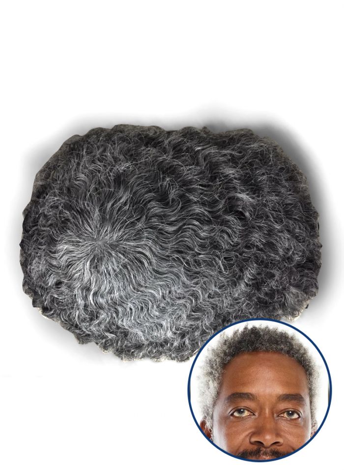 gray and black wigs for african american
