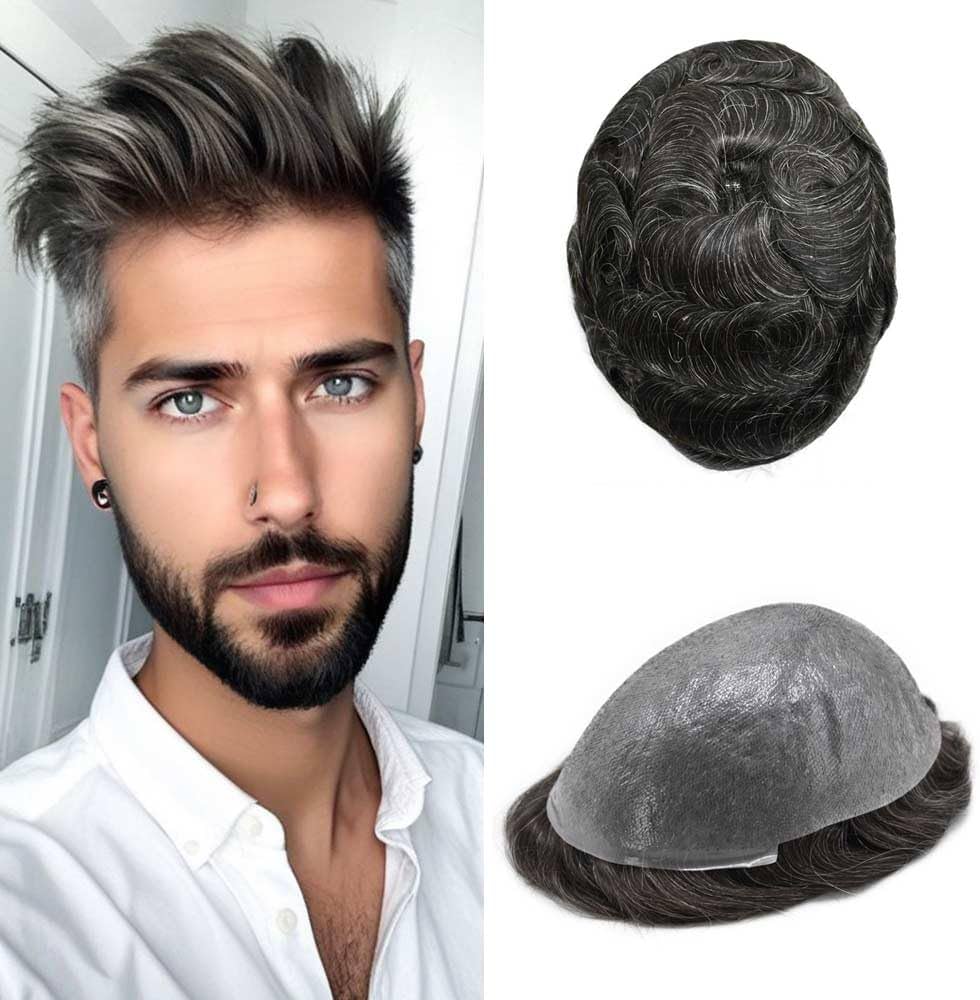 human hair topper for thinning crown