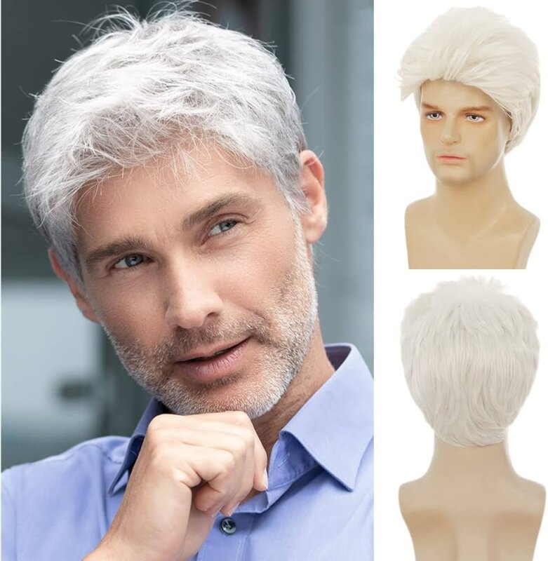 short white hair wig HairNotion