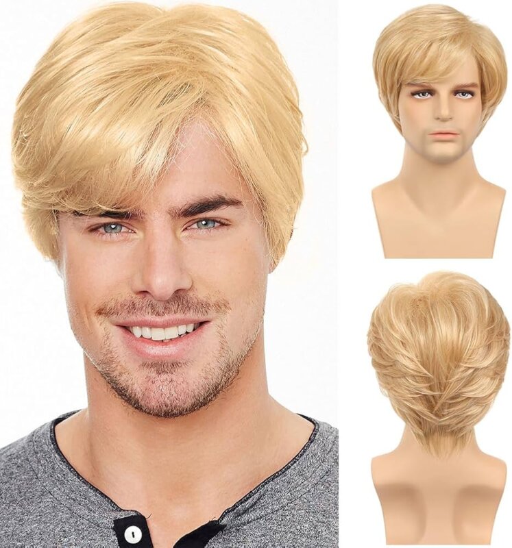 blonde bob bangs wig HairNotion