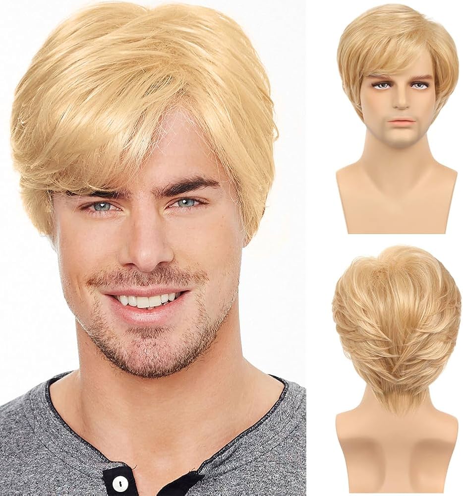 blonde bob bangs wig HairNotion