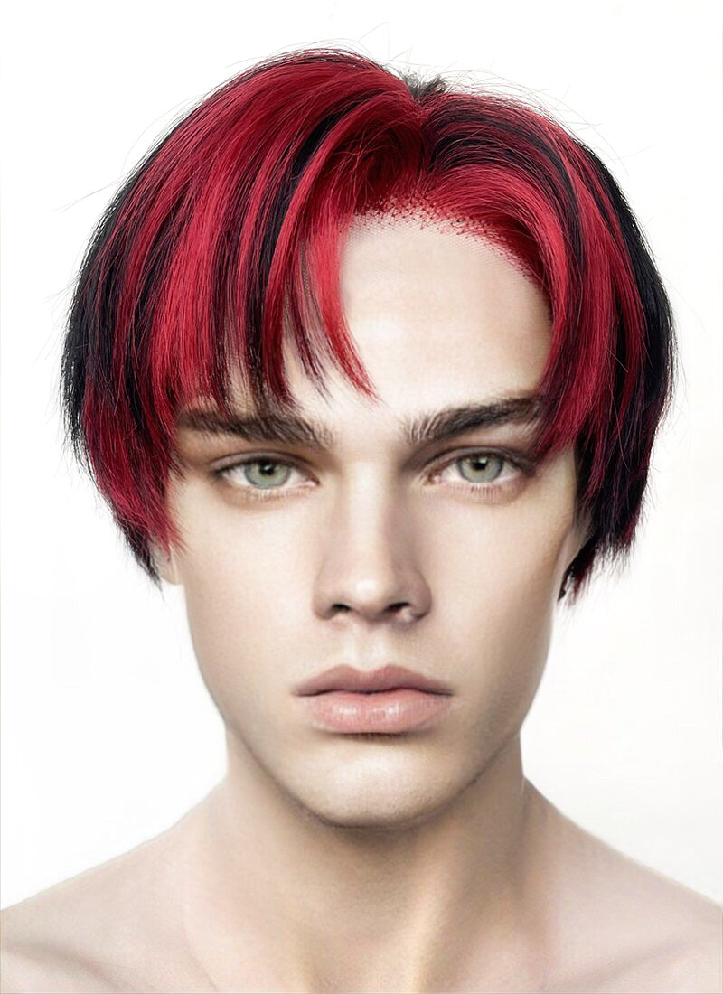 black and red hair extensions