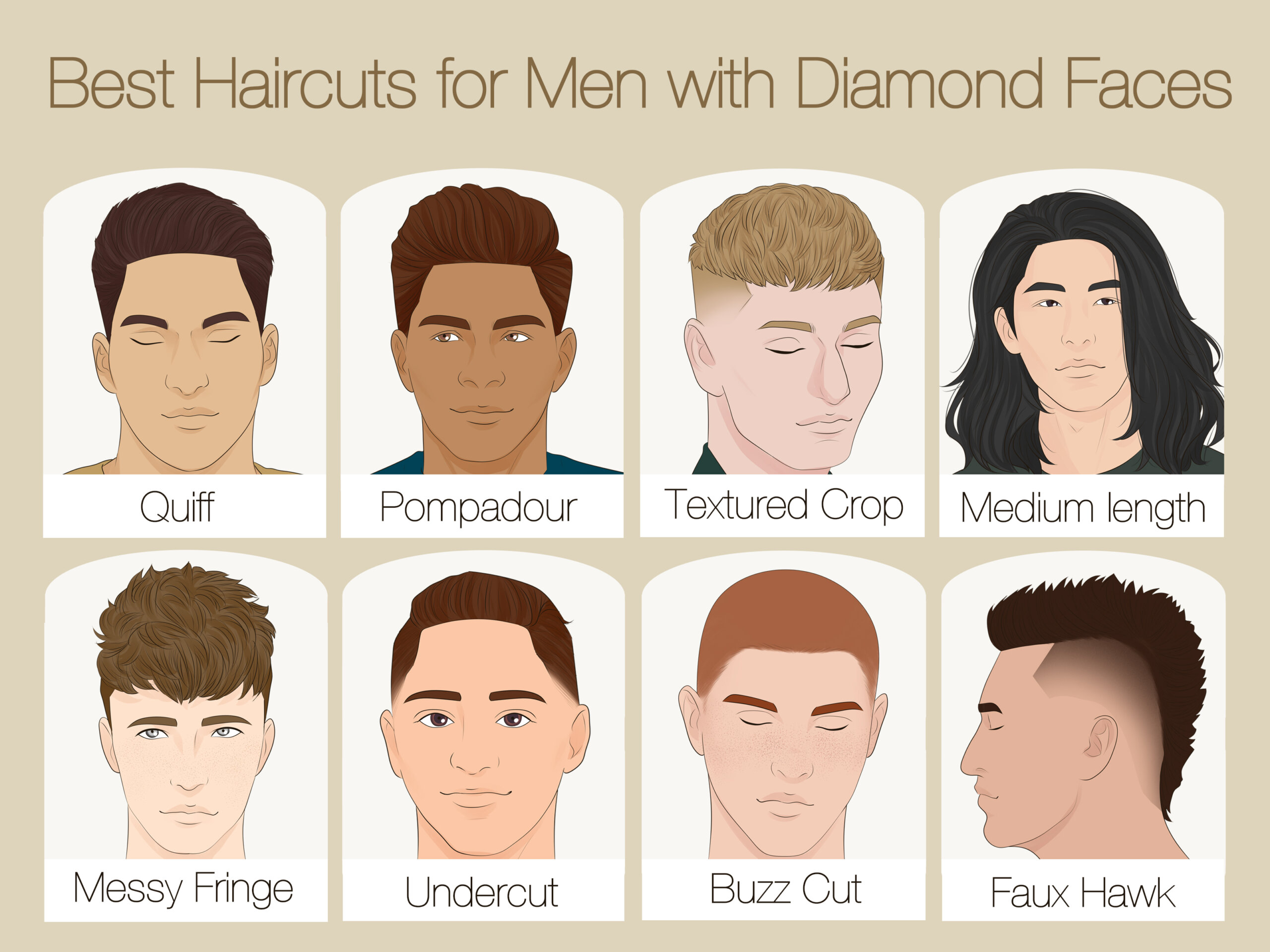 diamond shaped face mens hairstyles
