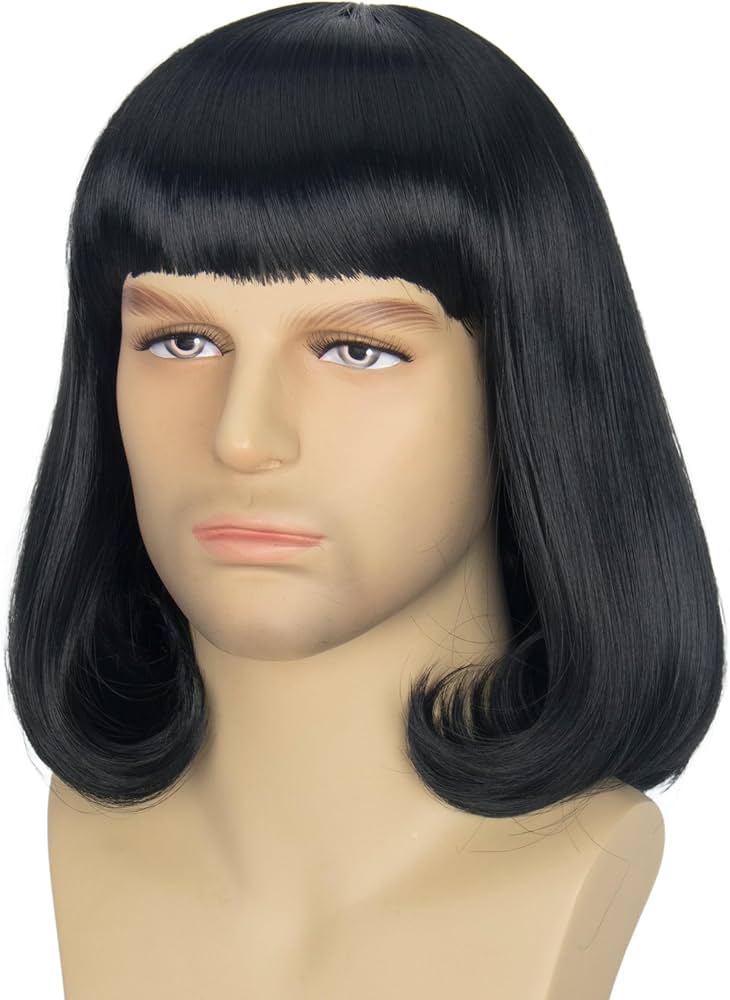 short bang bob wig