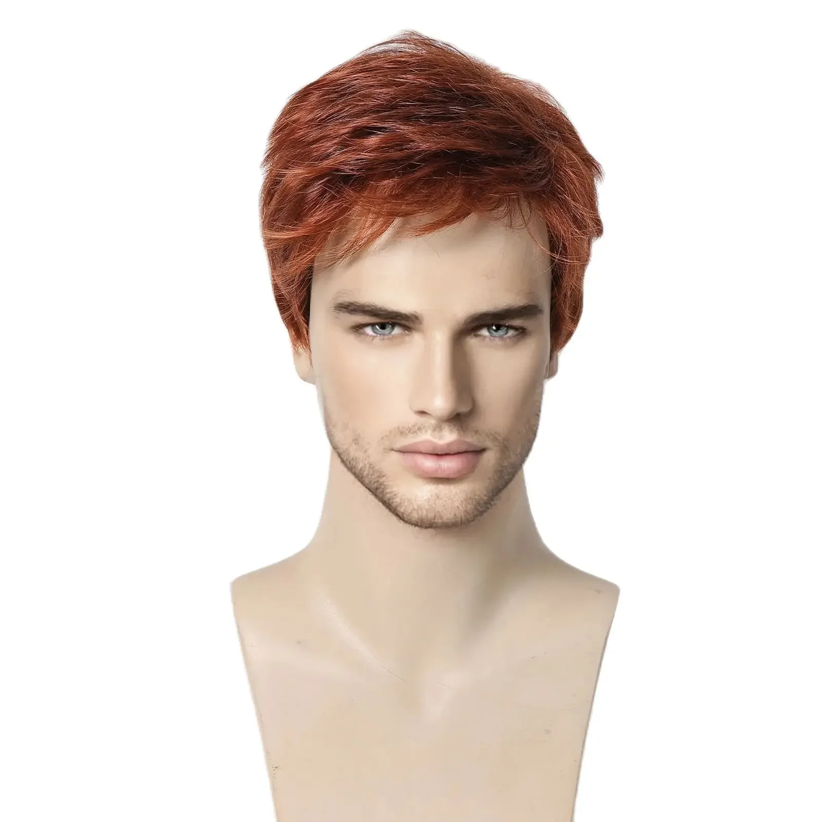 red human hair lace wigs