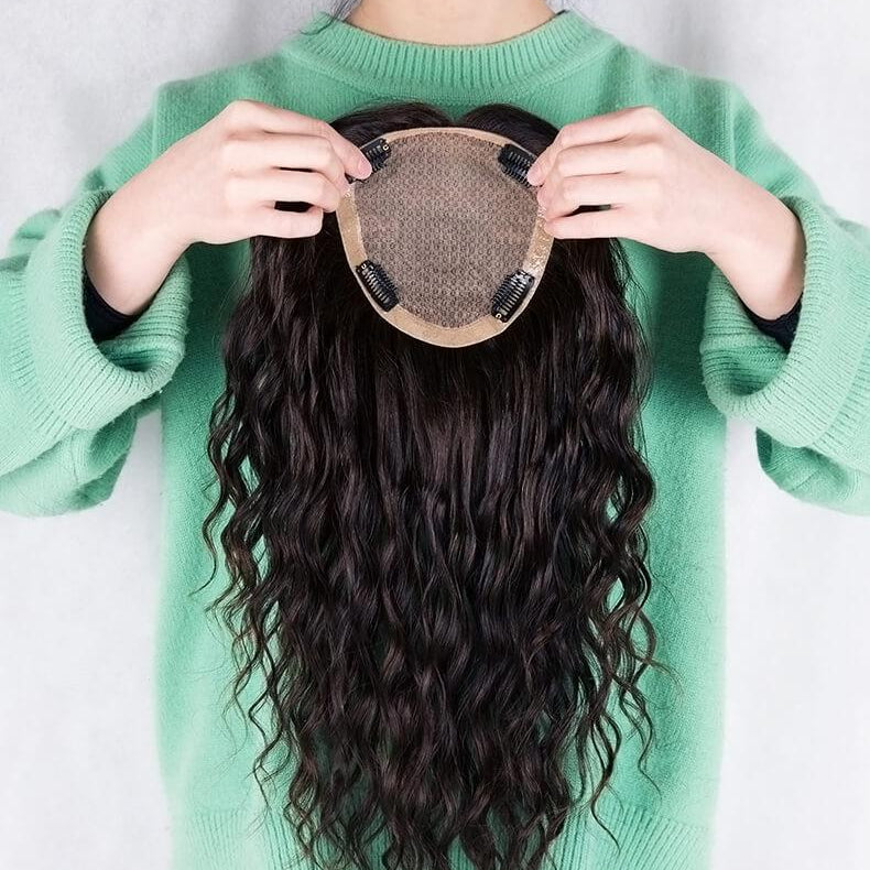wavy women hair topper